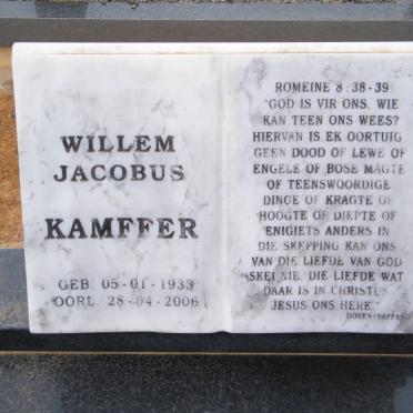KAMFER Willem Jacobus 1933-2006