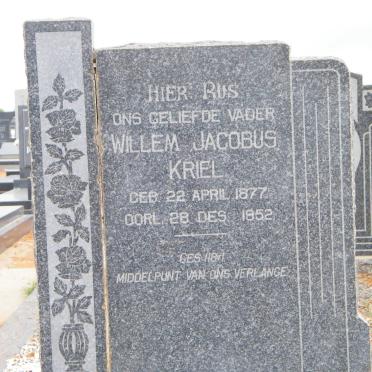KRIEL Willem Jacobus 1877-1952