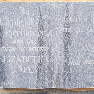 NEL Elizabeth C. 1894-1971