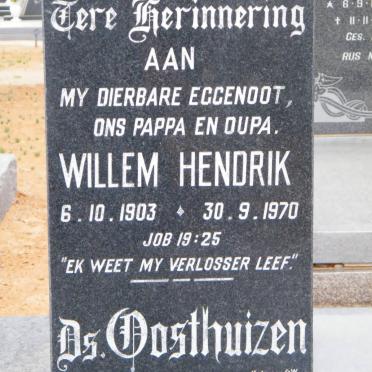 OOSTHUIZEN Willem Hendrik 1903-1970