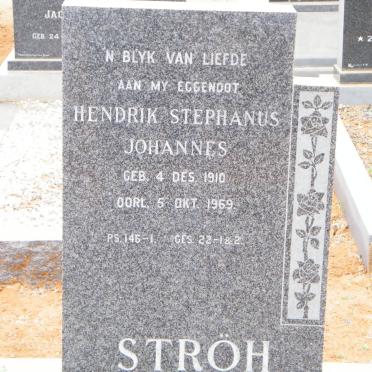 STROH Hendrik Stephanus Johannes 1910-1969