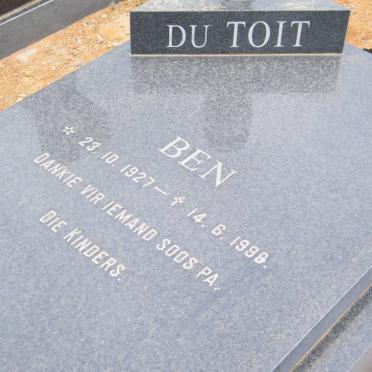 TOIT Ben, du 1927-199?