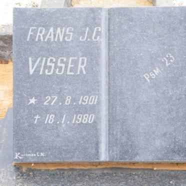 VISSER Frans J.C. 1901-1980
