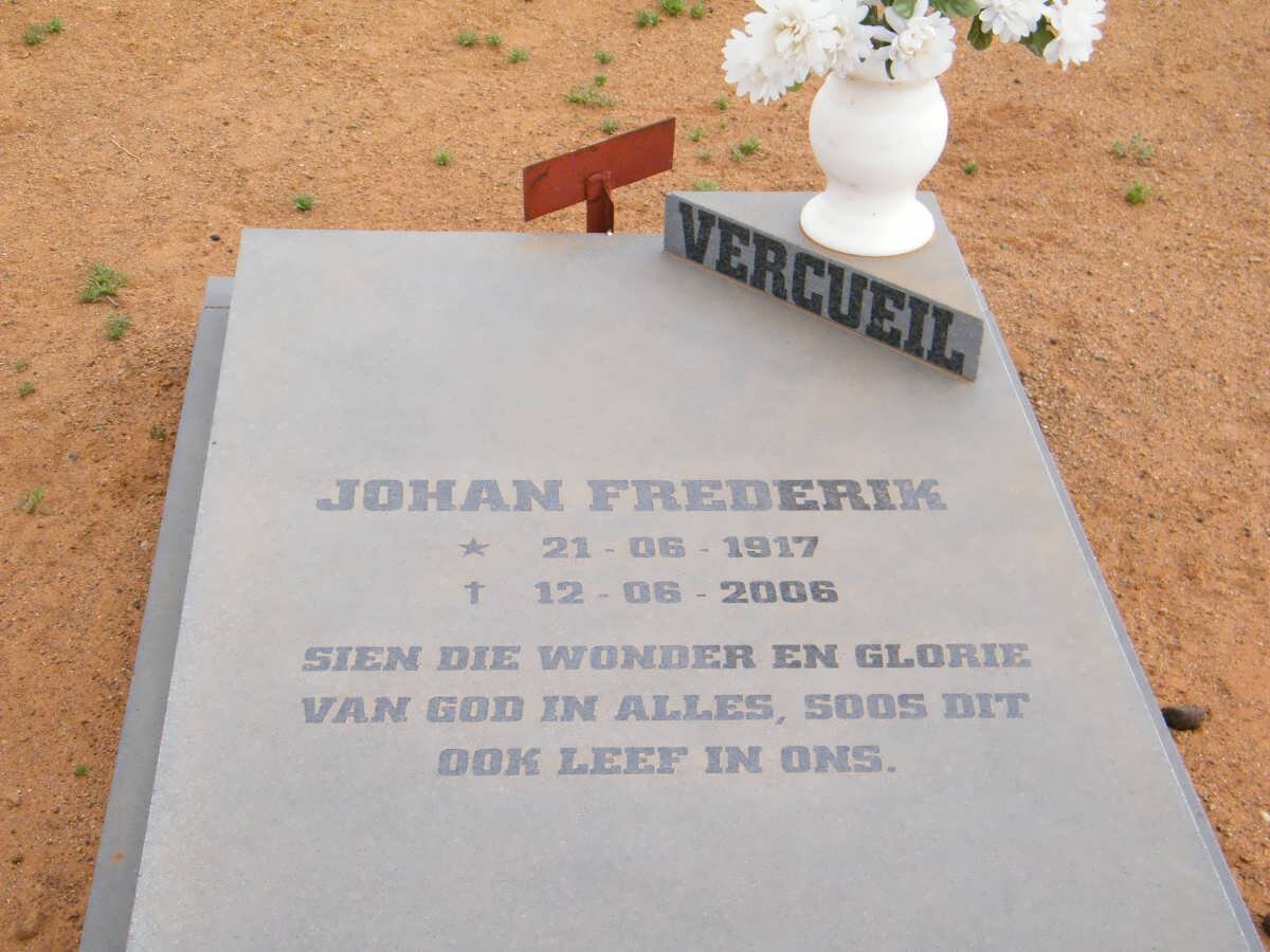 VERCUEIL Johan Frederik 1917-2006