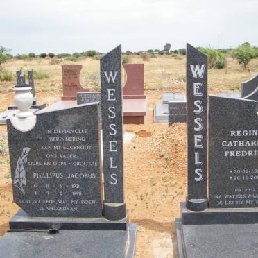 WESSELS Phillipus Jacobus 1921-1998 &amp; Regina Catharina Fredrika 1923-2006