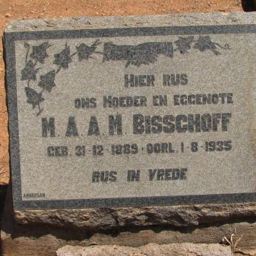 BISSCHOFF M.A.A.M. 1889-1935