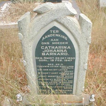 BARNARD Catharina Johanna nee SMIDT 1893-1947