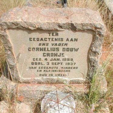 CRONJE Cornelius Douw 1859-1937