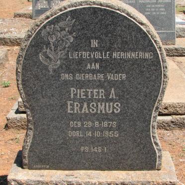 ERASMUS Pieter A. 1873-1955