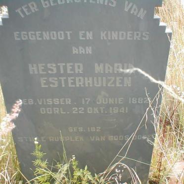 ESTERHUIZEN Hester Maria nee VISSER 1882-1941