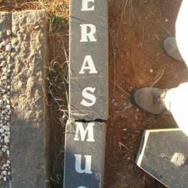 ERASMUS Jan Adriaan 1938-2000 &amp; Anna Elizabeth 1939- 