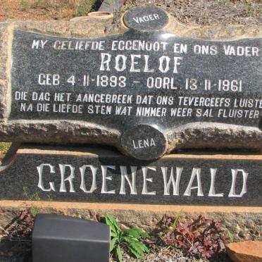 GROENEWALD Roelof 1893-1961
