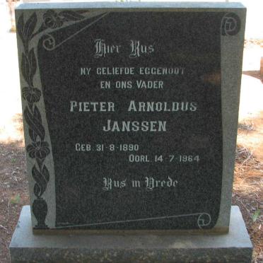 JANSSEN Pieter Arnoldus 1890-1964