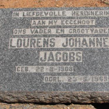 JACOBS Lourens Johannes 1908-1969