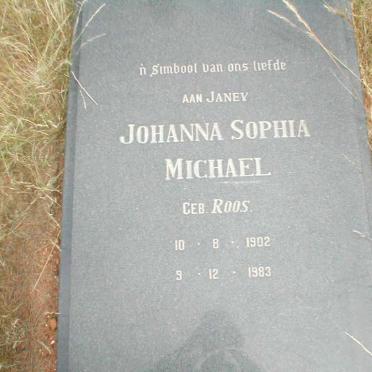 MICHAEL Johanna Sophia nee ROOS 1902-1983