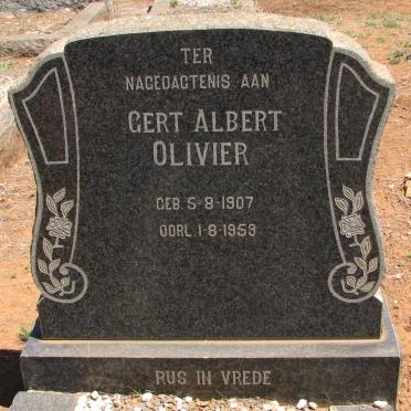 OLIVIER Gert Albert 1907-1959