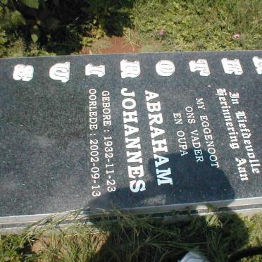 PRETORIUS Abraham Johannes 1932-2002