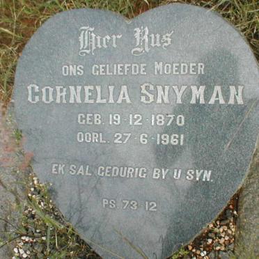 SNYMAN Cornelia 1870-1961