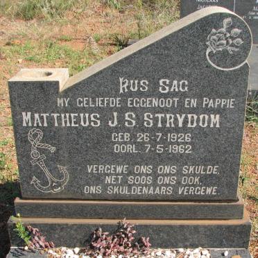 STRYDOM Mattheus J.S. 1926-1962