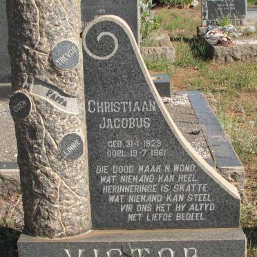 VICTOR Christiaan Jacobus 1929-1961