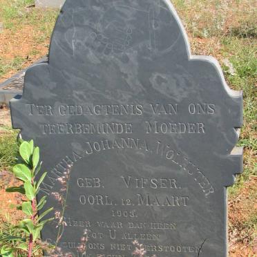 WOLHUTER Martha Johanna nee VIFSER -1903