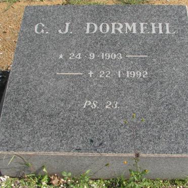 DORMEHL G.J. 1903-1992