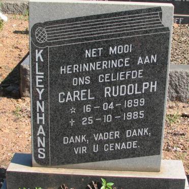 KLEYNHANS Carel Rudolph 1899-1985
