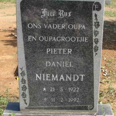 NIEMANDT Pieter Daniel 1922-1992