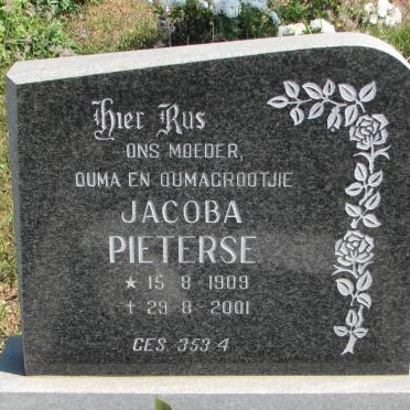 PIETERSE Jacoba 1909-2001