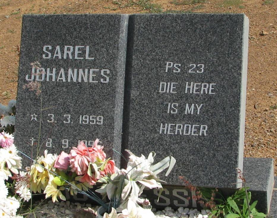 PLESSIS Sarel Johannes, du 1959-1996