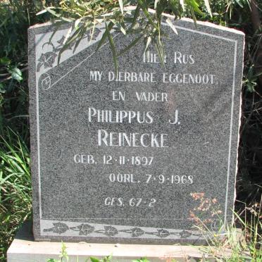 REINECKE Philippus J. 1897-1968