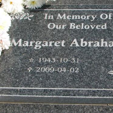 ABRAHAMS Margaret 1943-2009