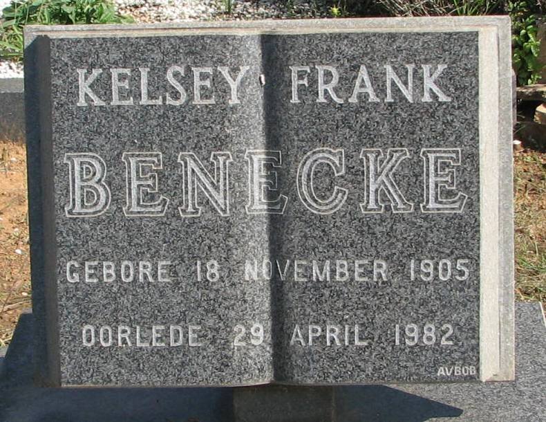 BENECKE Kelsey Frank 1905-1982