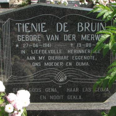 BRUIN Tienie, de 1941-