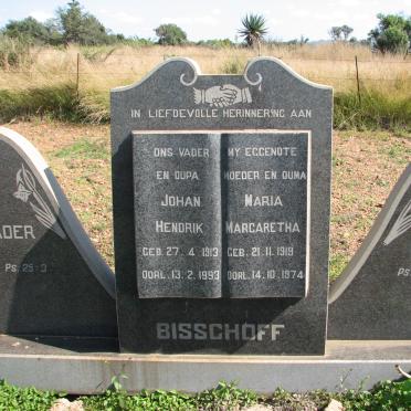 BISSCHOFF Johan Hendrik 1913-1993 &amp; Maria Margaretha 1919-1974