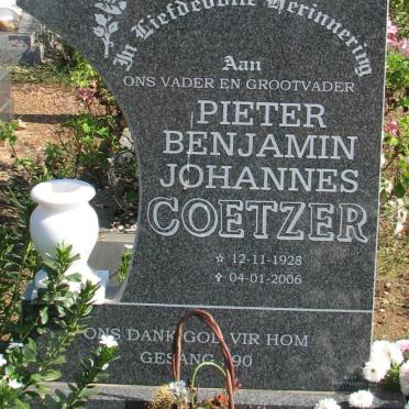 COETZER Pieter Benjamin Johannes 1928-2006