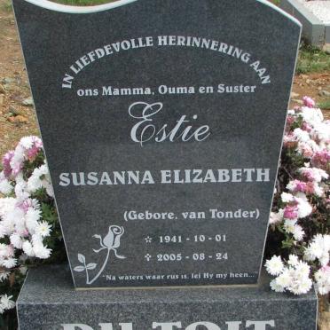 TOIT Susanna Elizabeth, du nee VAN TONDER 1941-2005