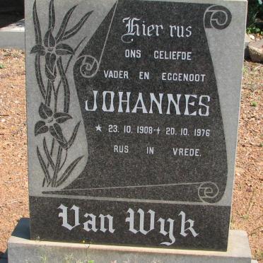 WYK Johannes, van 1908-1976