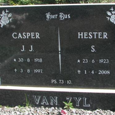 ZYL Casper J.J., van 1918-1997 &amp; Hester S. 1923-2008