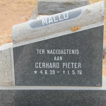 MALLO Gerhard Pieter 1939-1976