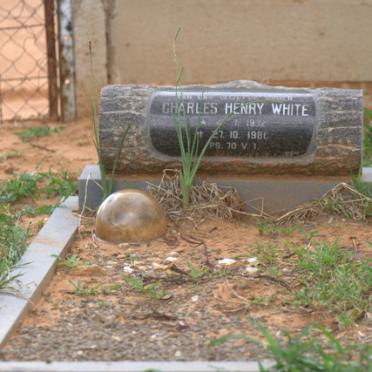 WHITE Charles Henry 1932-198?