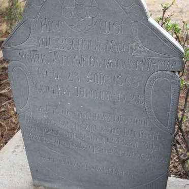 MERWE Petrus Arnoldus, van der 1865-1928