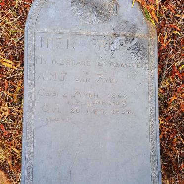 ZYL A.M.J., van nee KOEGELENBERGT 1866-1938