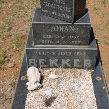 BEKKER Johan 1957-1957