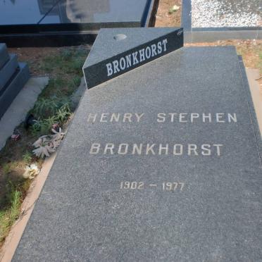 BRONKHORST Henry Stephen 1902-1977