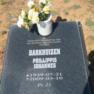 BARKHUIZEN Phillippis Johannes 1939-2009