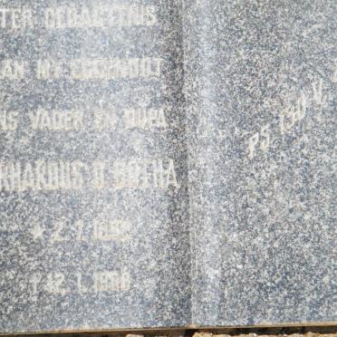 BOTHA Gerhardus D. ?-1988