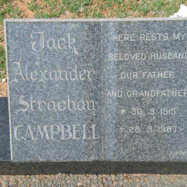 CAMPBELL Jack Alexander Strachan 1915-1987
