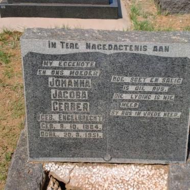 GERBER Johanna Jacoba nee ENGELBRECHT 1884-1951