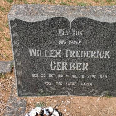 GERBER Willem Frederick 1883-1958
